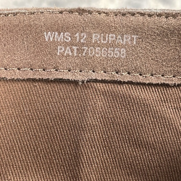 New Dolce Vita Rupart Wedge Ankle Bootie Faux Suede Truffle Tan Sz 12 - Picture 12 of 12